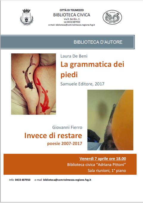 Scopri di più sull'articolo La grammatica dei piedi a Tolmezzo