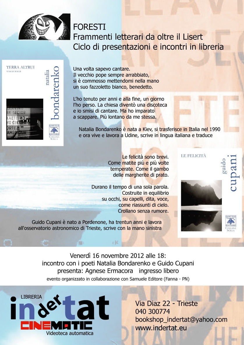 Scopri di più sull'articolo Bondarenko/Cupani – Trieste 16 novembre