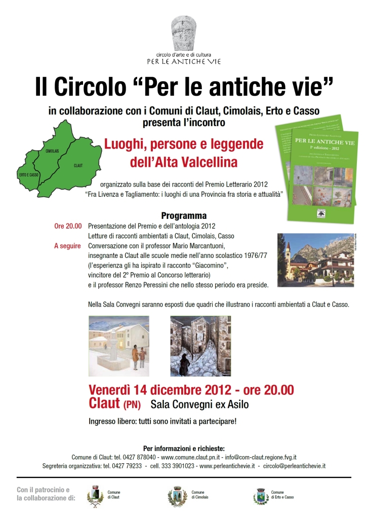 Scopri di più sull'articolo “Per le Antiche Vie” – Claut 14 dicembre