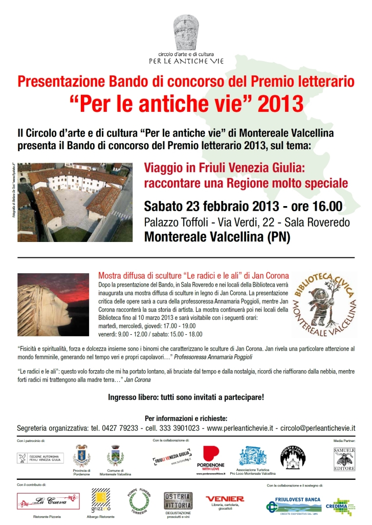 Scopri di più sull'articolo Per le antiche vie 2013 – presentazione bando