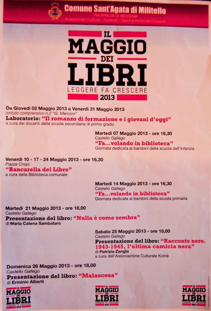 Scopri di più sull'articolo Presentazione “Malascesa” di Erminio Alberti – Sant’Agata di Militello, 26 maggio