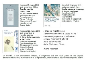 Scopri di più sull'articolo Presentazione “Il libro della memoria e dell’oblio” – 26 giugno, Udine