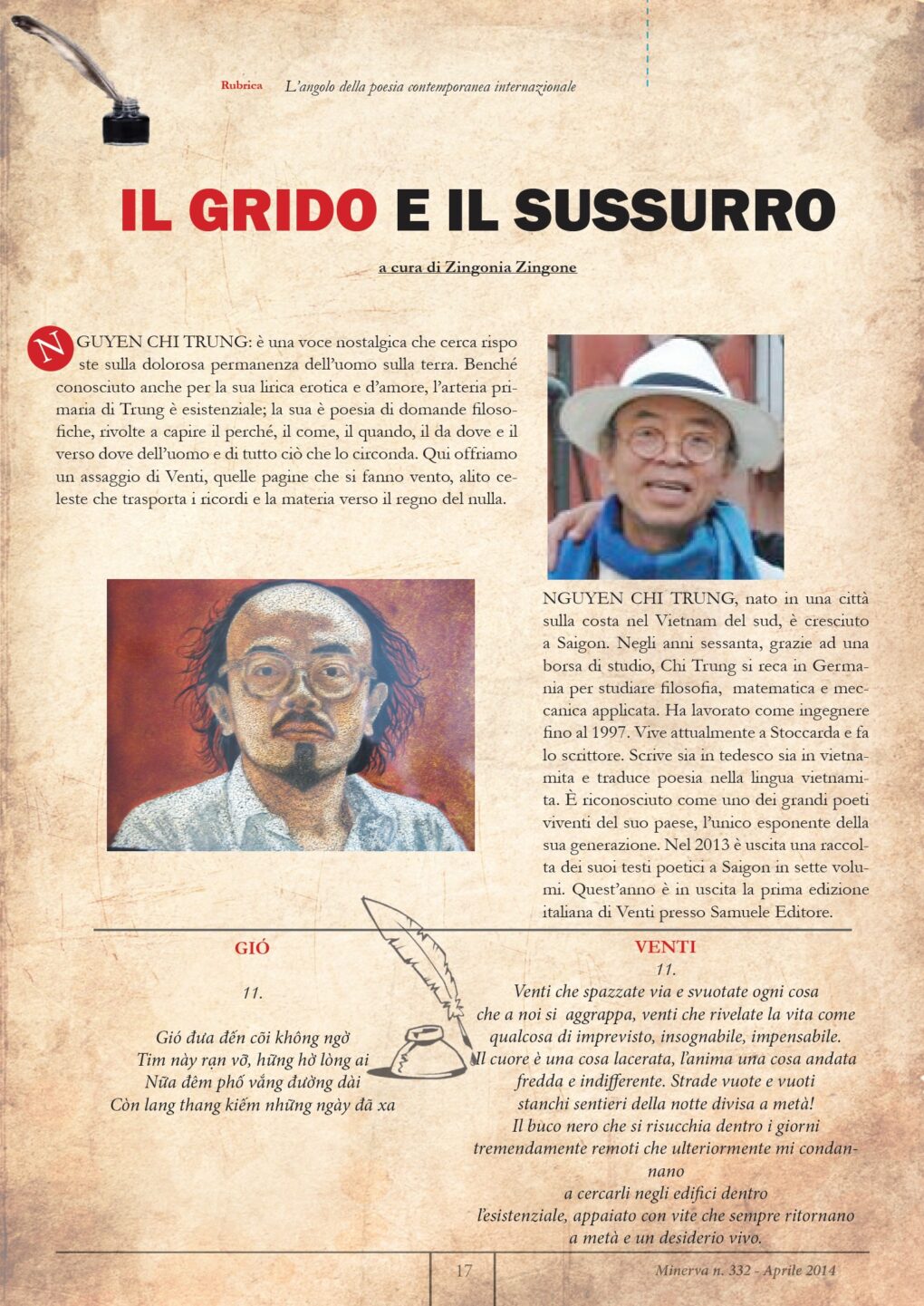 Scopri di più sull'articolo Minerva, aprile 2014