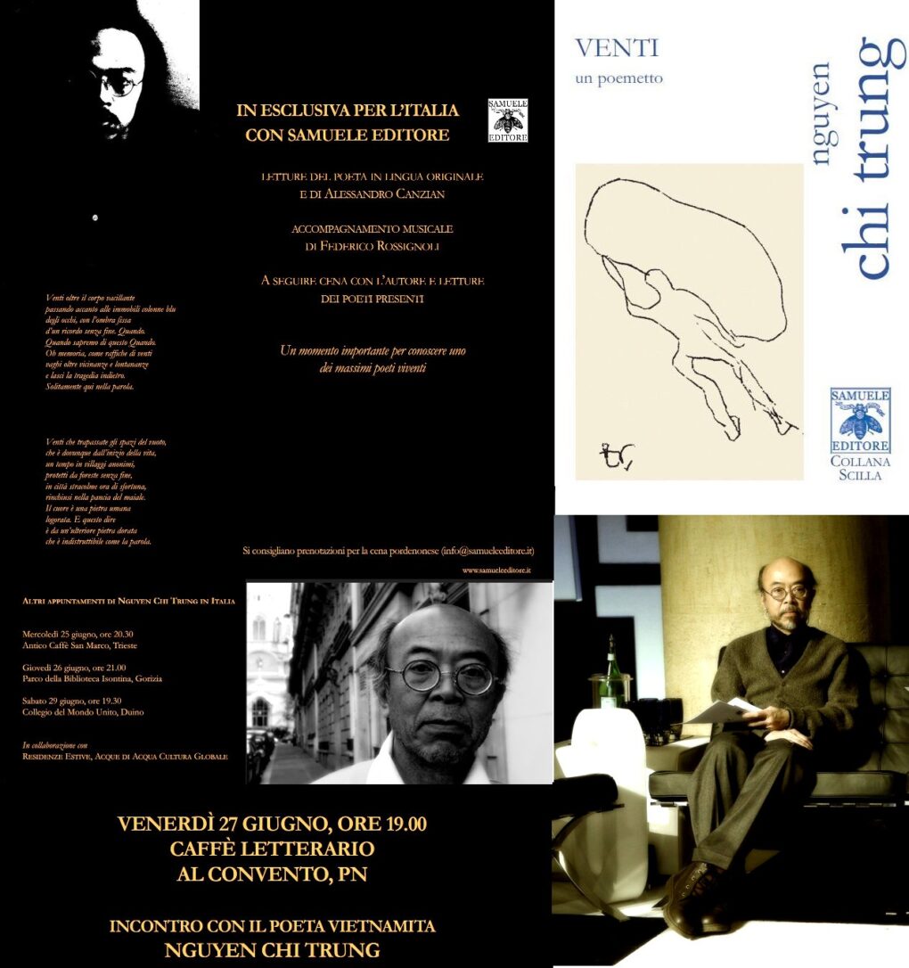 Scopri di più sull'articolo Comunicato Stampa incontro col poeta Nguyen Chi Trung, 27 giugno Pordenone