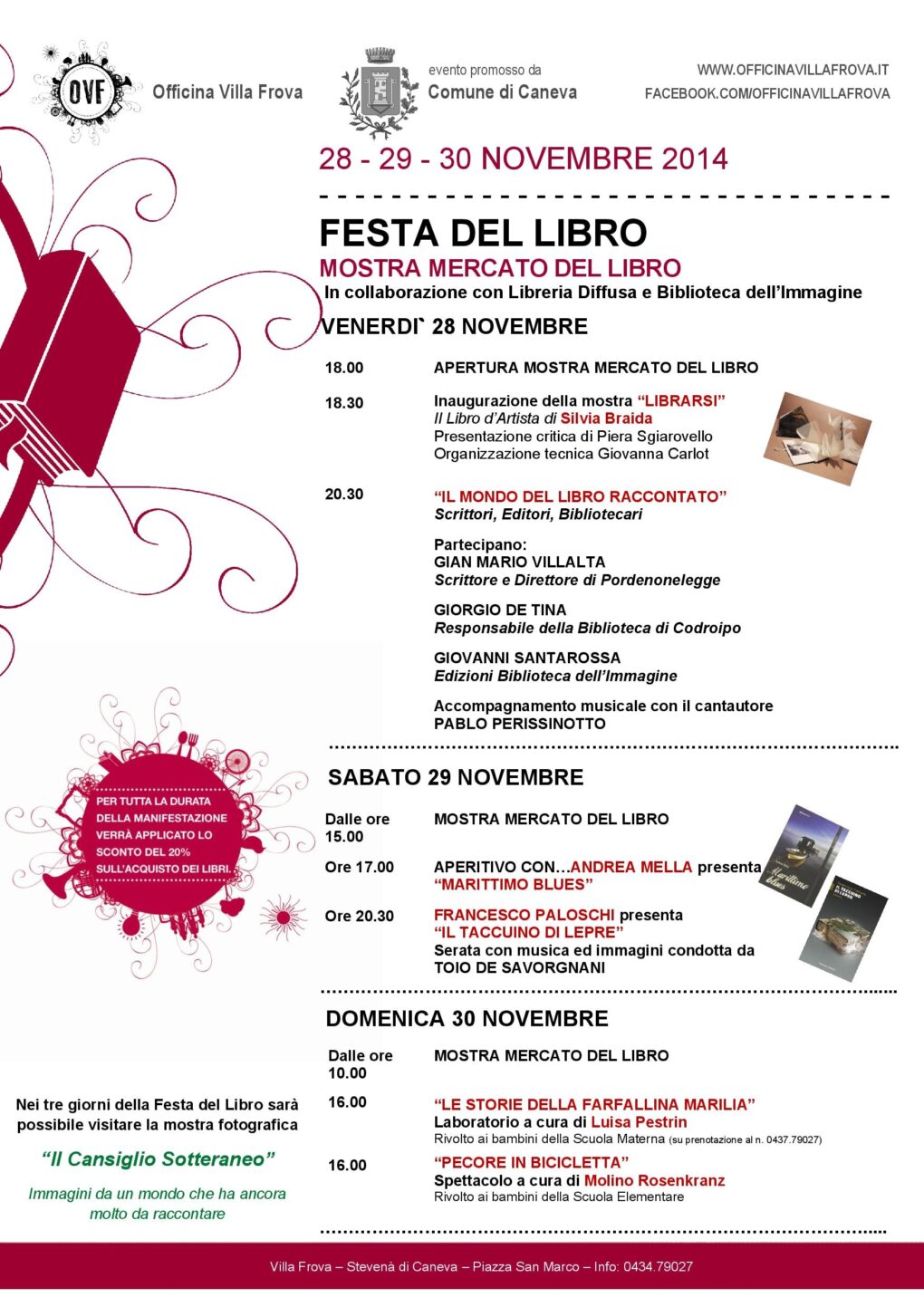 Scopri di più sull'articolo Festa del libro – Mostra Mercato del libro 28/29/30 novembre