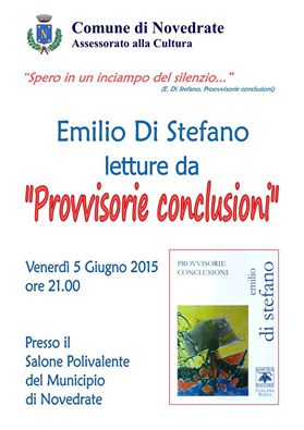 Al momento stai visualizzando “Provvisorie conclusioni” a Novedrate – 5 giugno