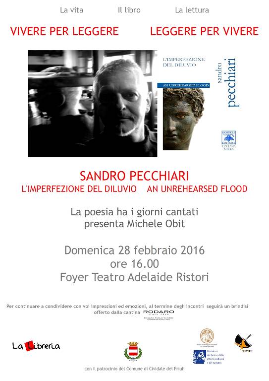 Al momento stai visualizzando La poesia ha i giorni cantati: Sandro Pecchiari – 28 febbraio