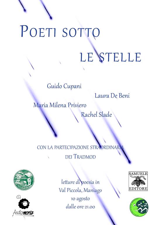 Scopri di più sull'articolo Poeti sotto le stelle – Val Piccola, Maniago – 10 agosto