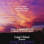 Scopri di più sull'articolo Haiku italiani a Pistoia – 11 febbraio