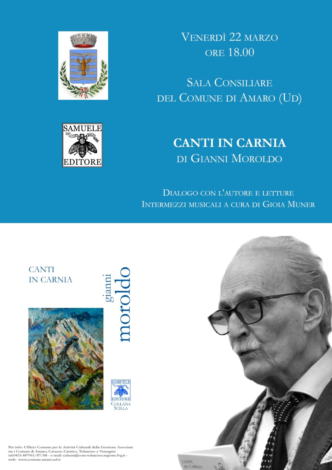 Al momento stai visualizzando Canti in Carnia ad Amaro – 22 marzo