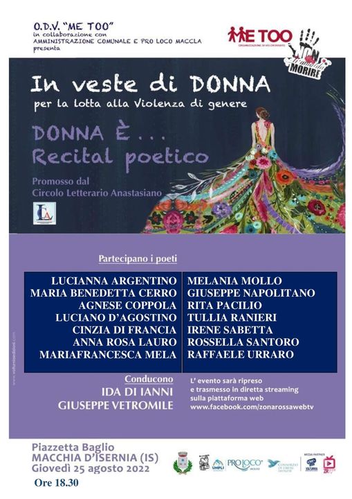 Al momento stai visualizzando La vita in dissolvenza a In veste di donna – 25 agosto