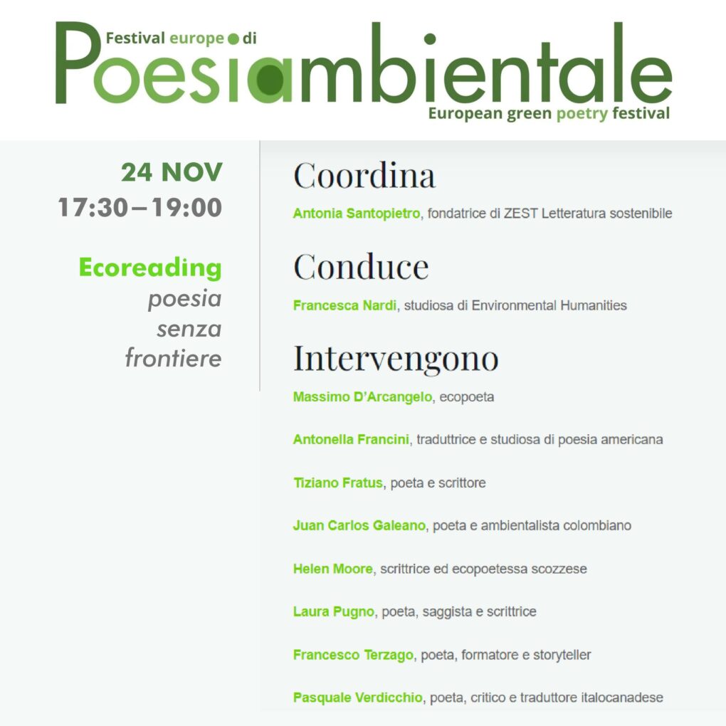 Scopri di più sull'articolo Ciberneti a Ecoreading, poesia senza frontiere – 24 novembre