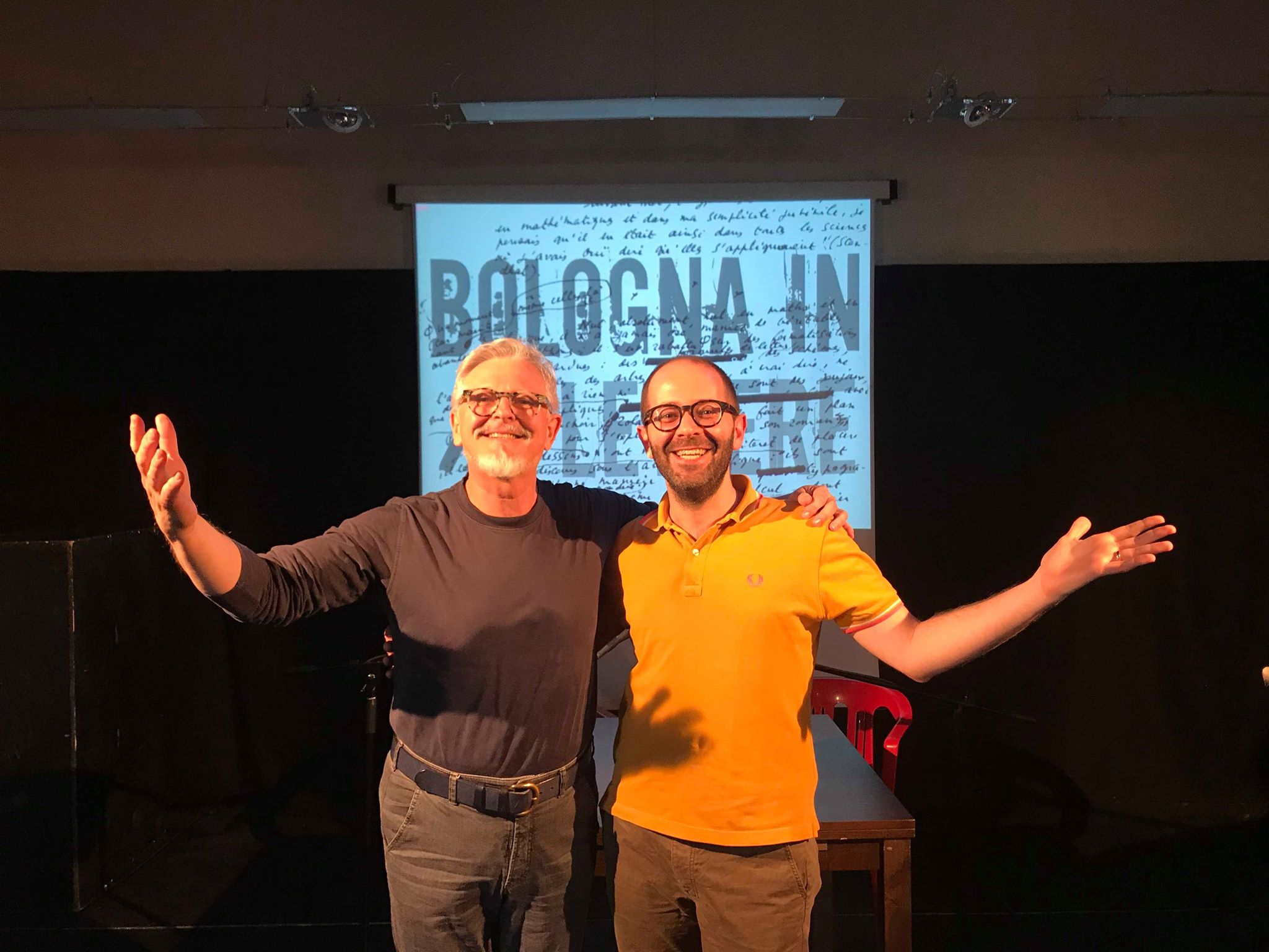 Al momento stai visualizzando Pecchiari e Paoletti a Bologna in Lettere 2018 – foto
