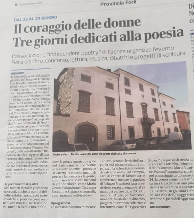 Scopri di più sull'articolo da La provincia di Forlì del 12 giugno