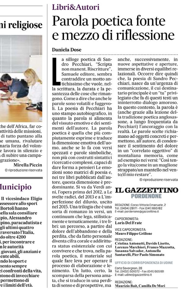 Scopri di più sull'articolo da Il Gazzettino del 18 luglio