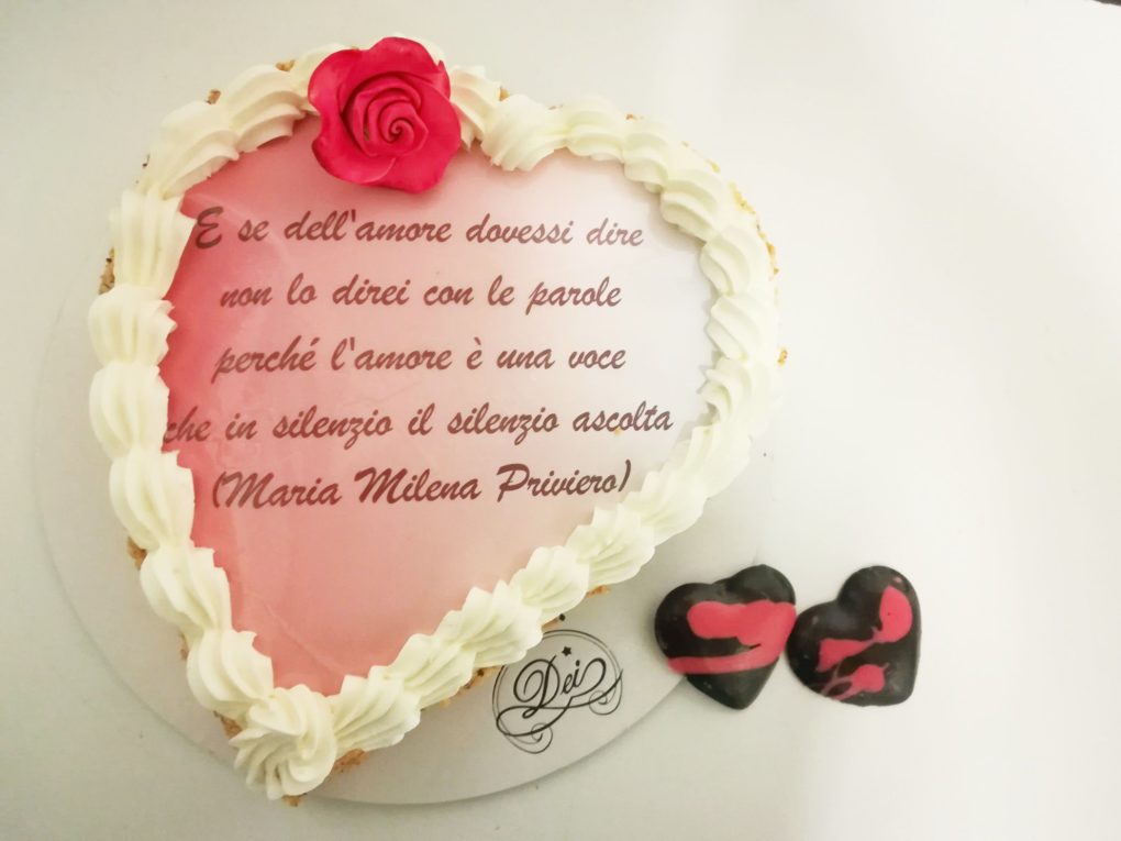 Scopri di più sull'articolo Torte poetiche di San Valentino – Pasticceria DEI