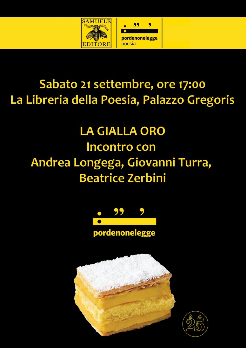 Scopri di più sull'articolo La Gialla Oro a Pordenonelegge – 21 settembre