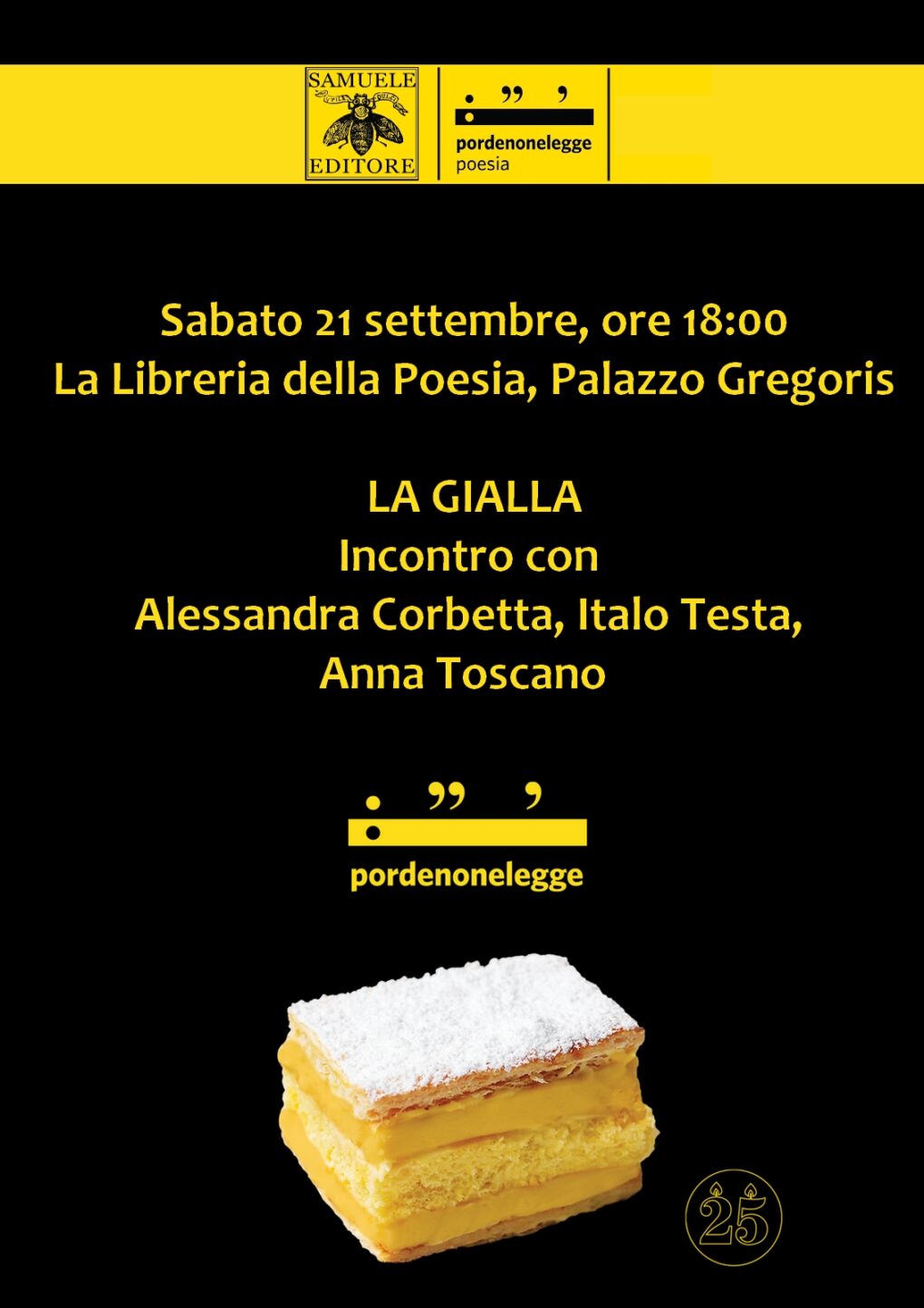 Scopri di più sull'articolo La Gialla a Pordenonelegge – 21 settembre