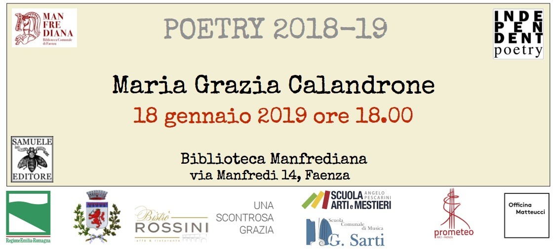 Al momento stai visualizzando Poetry: Maria Grazia Calandrone
