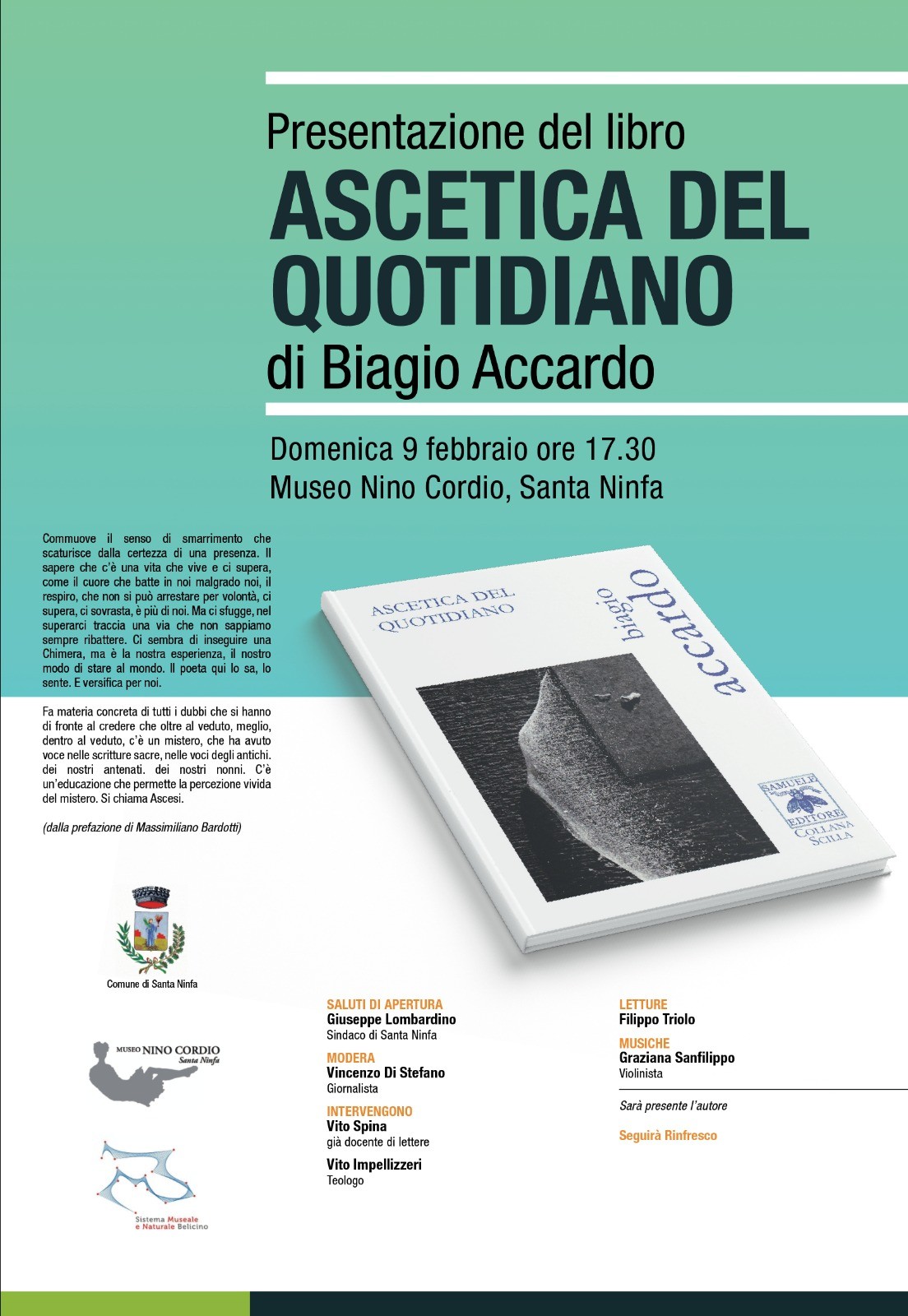 Al momento stai visualizzando Ascetica del quotidiano a Santa Ninfa