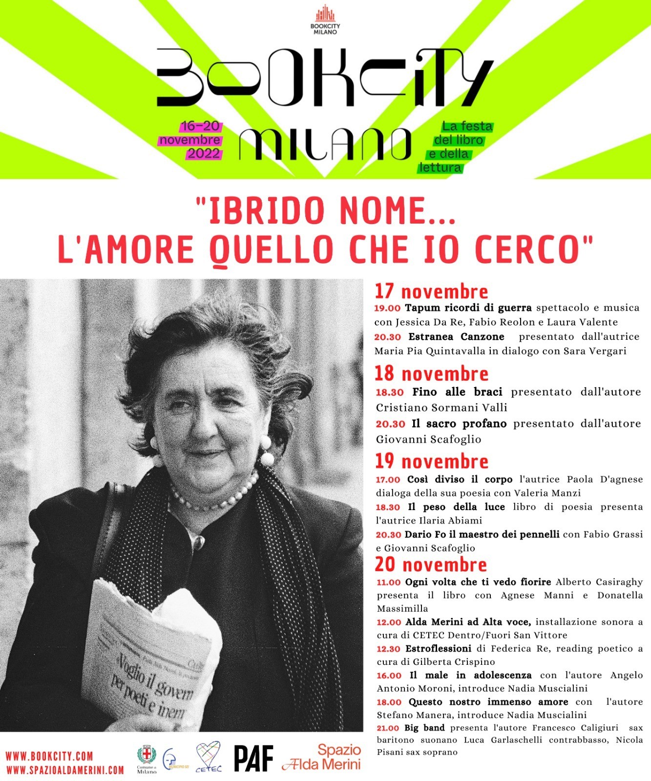 Al momento stai visualizzando Così diviso il corpo a Bookcity Milano – 19 novembre