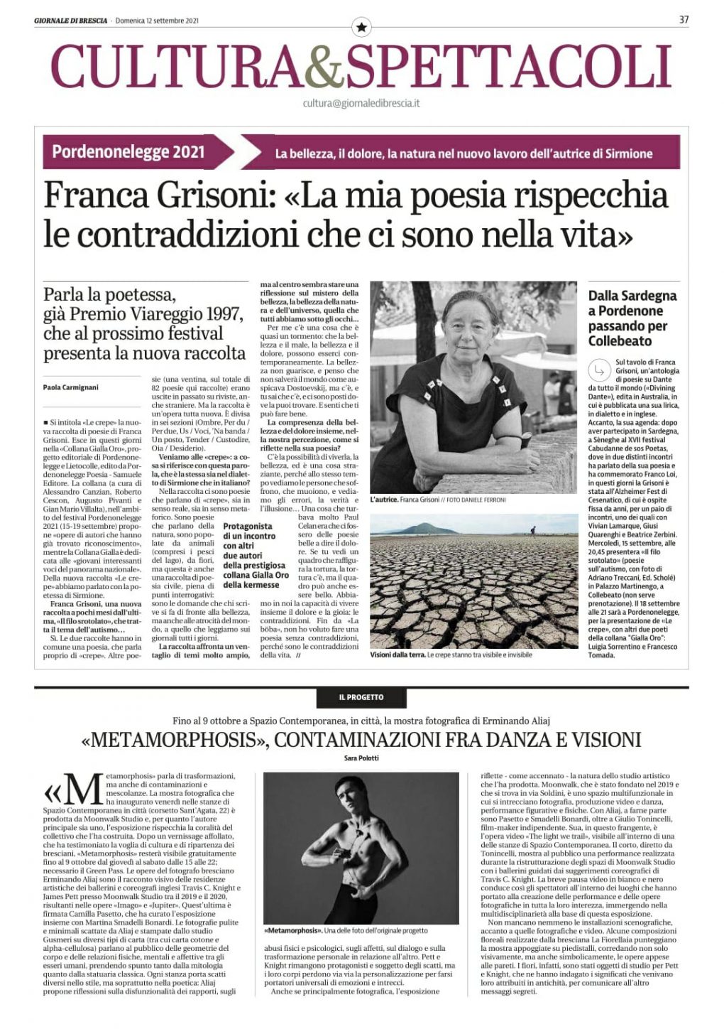 Scopri di più sull'articolo dal Giornale di Brescia del 12 settembre