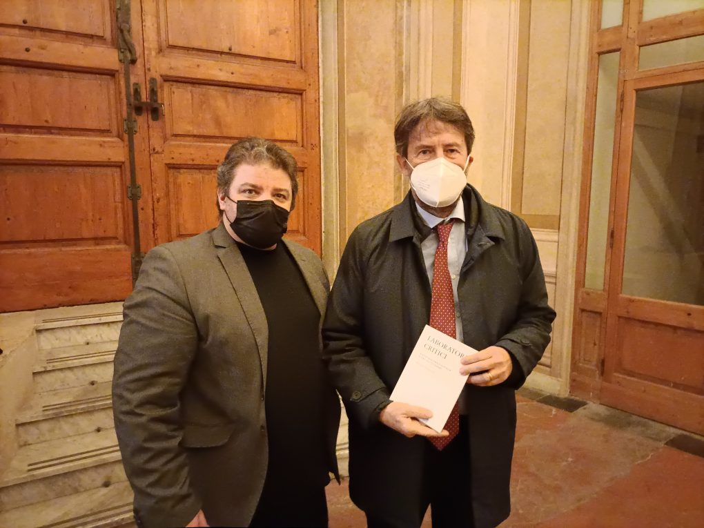 Scopri di più sull'articolo Samuele Editore con il ministro Dario Franceschini per Laboratori critici