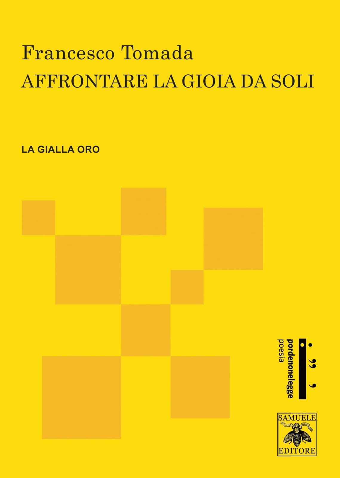 Al momento stai visualizzando Affrontare la gioia da soli – Francesco Tomada