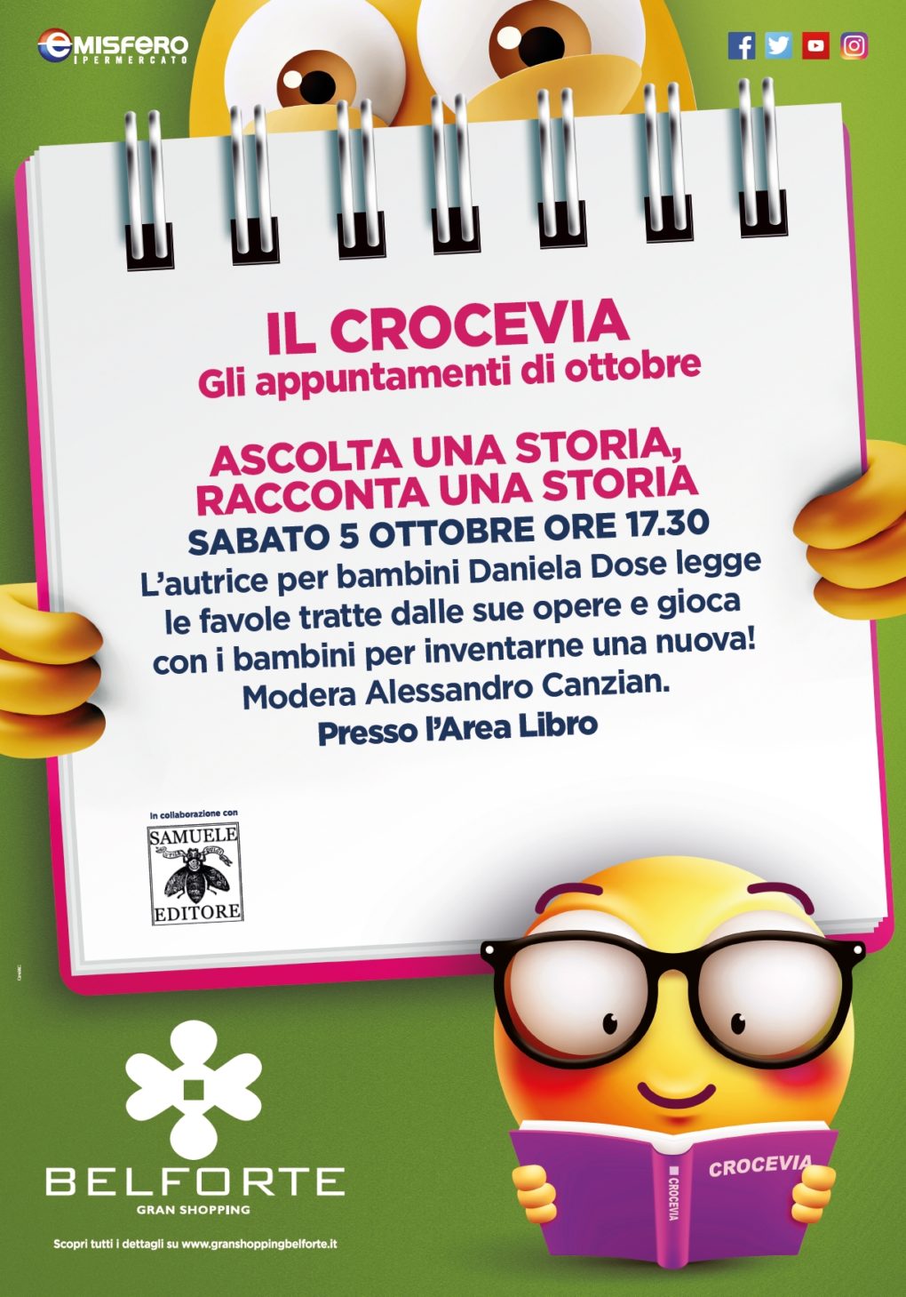 Scopri di più sull'articolo Ascolta una storia, racconta una storia – 5 ottobre