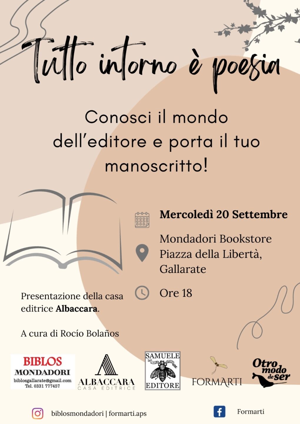 Scopri di più sull'articolo Tutto intorno è poesia – 20 settembre