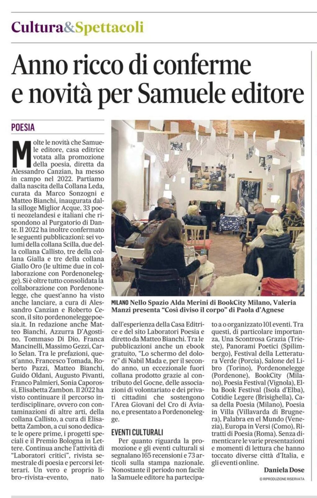 Scopri di più sull'articolo da Il Gazzettino del 15 gennaio