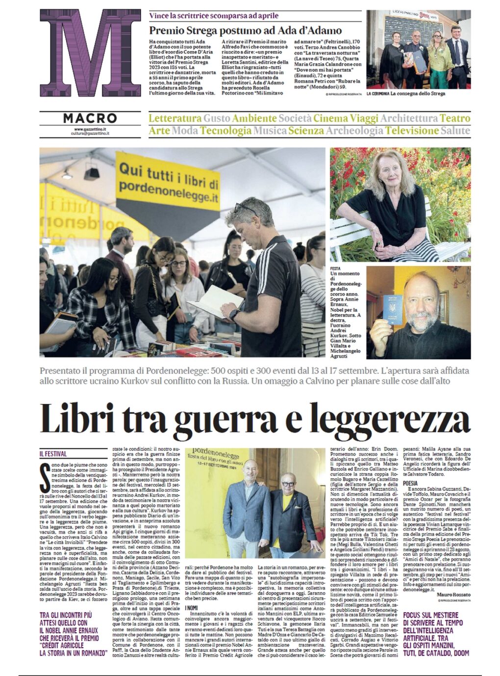 Scopri di più sull'articolo da Il Gazzettino dell’8 luglio