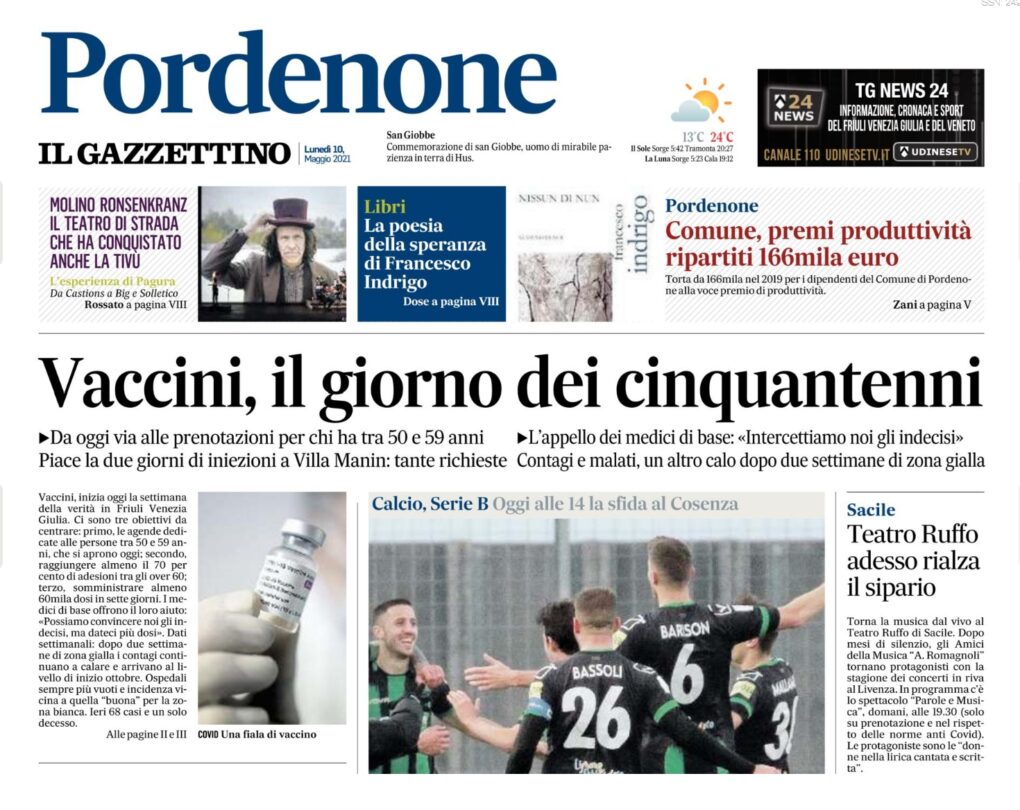 Scopri di più sull'articolo Nissun di nun ne Il gazzettino del 10 maggio