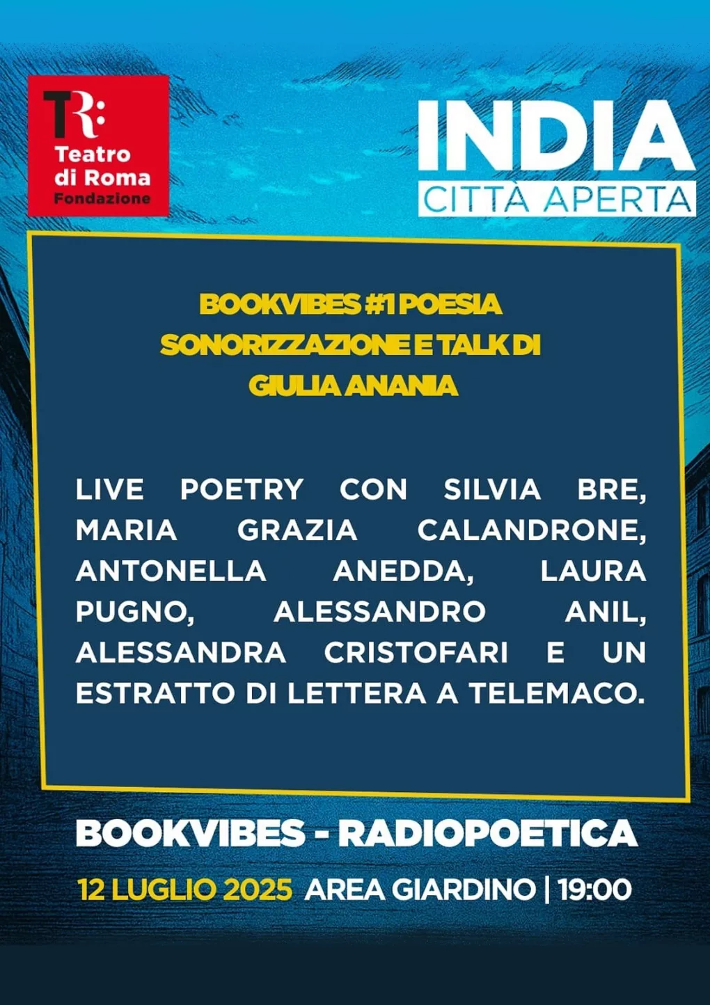 Scopri di più sull'articolo Terra dei ritorni a Roma – 12 luglio
