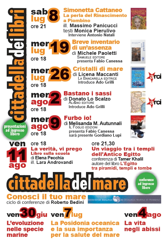 Al momento stai visualizzando Michele Paoletti a La cittadella dei libri- Piombino, 19 luglio