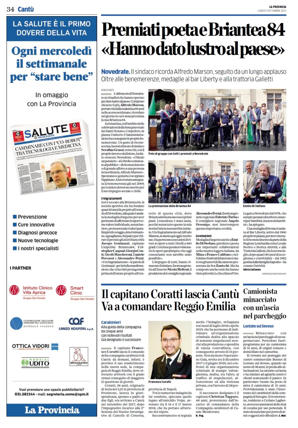 Scopri di più sull'articolo da La Provincia su Emilio Di Stefano