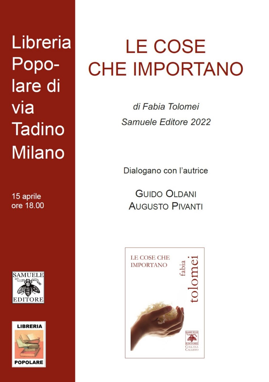 Scopri di più sull'articolo Le cose che importano a Milano – 15 aprile