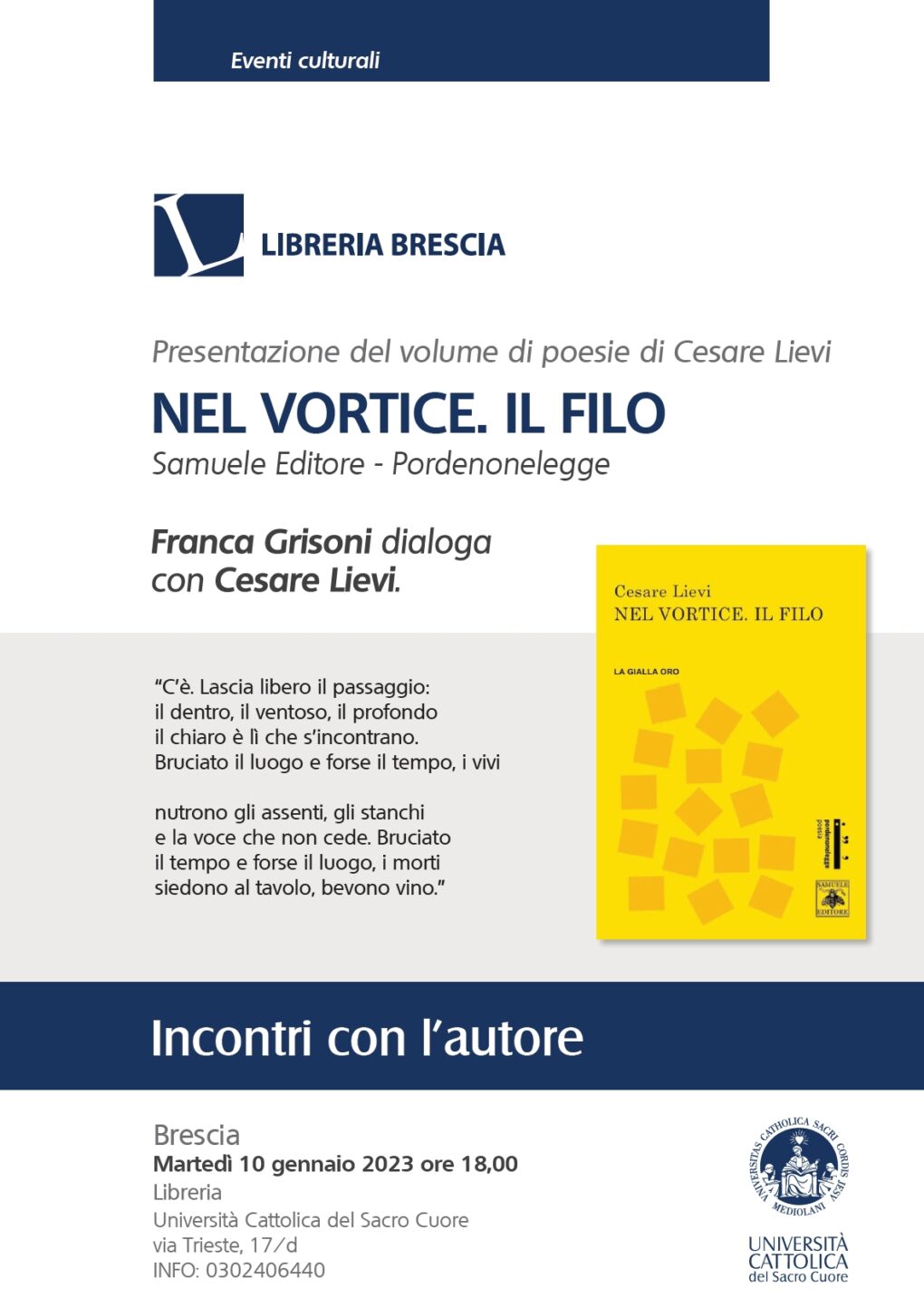 Scopri di più sull'articolo Nel vortice. Il filo a Brescia – 10 gennaio