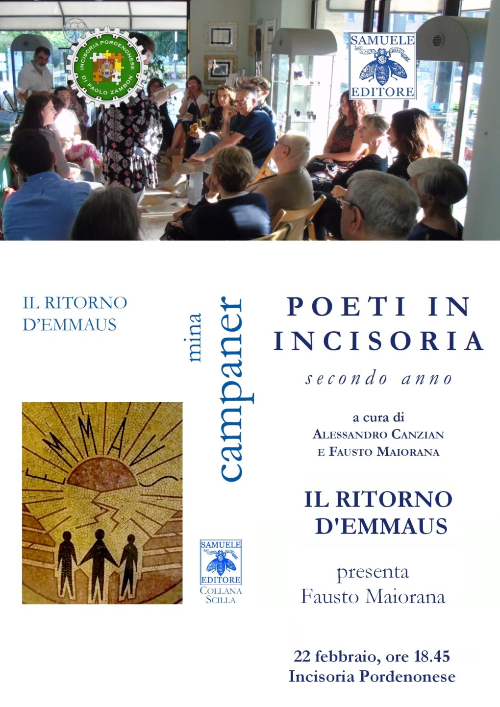 Scopri di più sull'articolo Poeti in incisoria: Mina Campaner – 22 febbraio