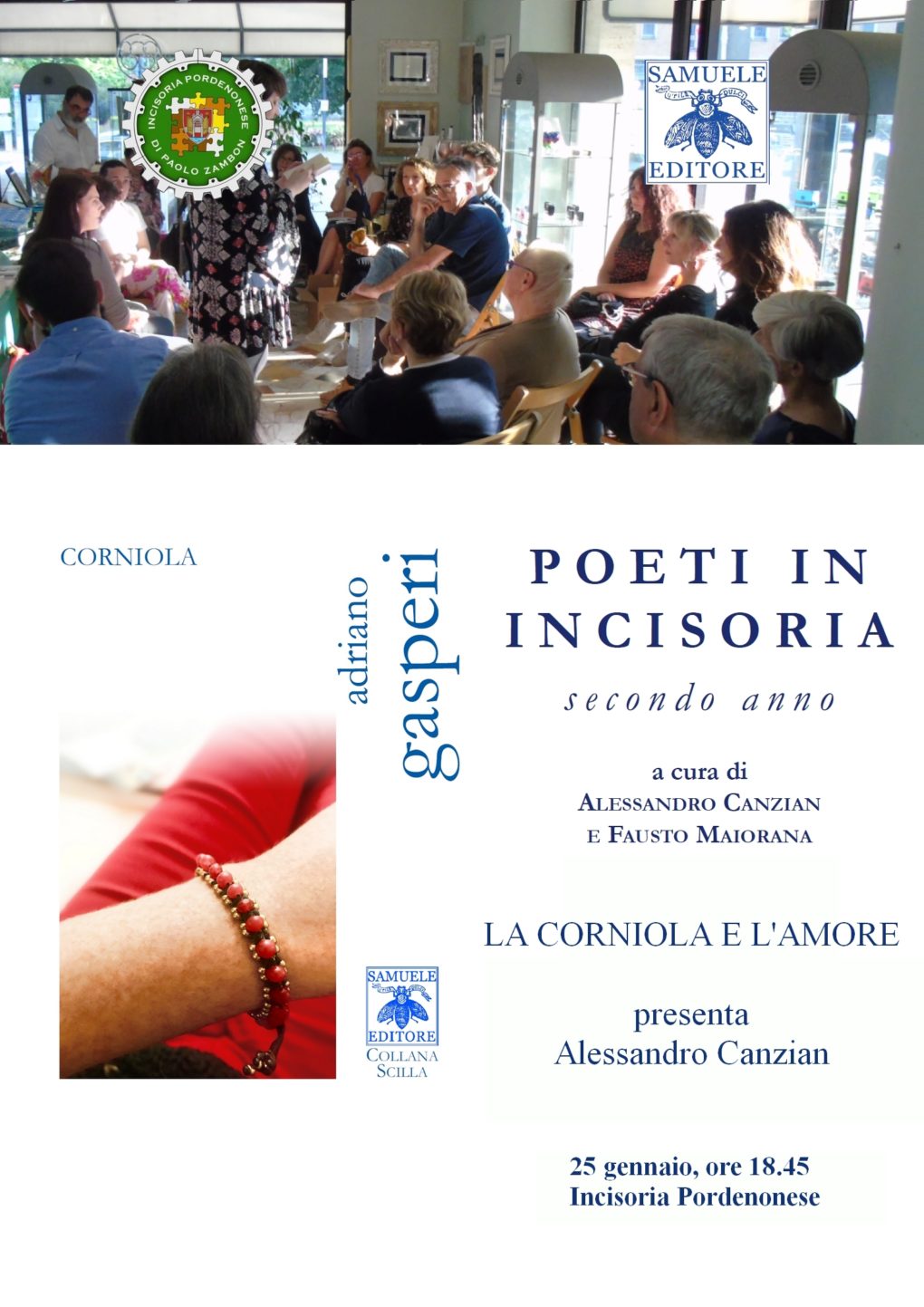 Scopri di più sull'articolo Poeti in incisoria: Adriano Gasperi – 25 gennaio