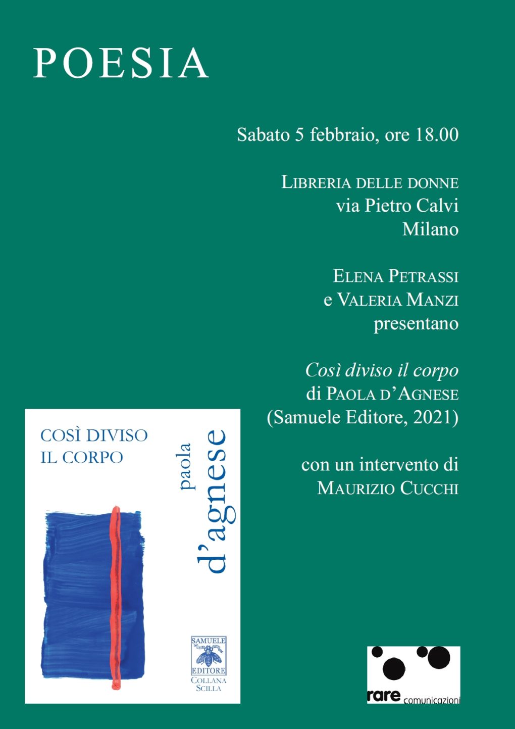 Scopri di più sull'articolo Così diviso il corpo a Milano – 5 febbraio