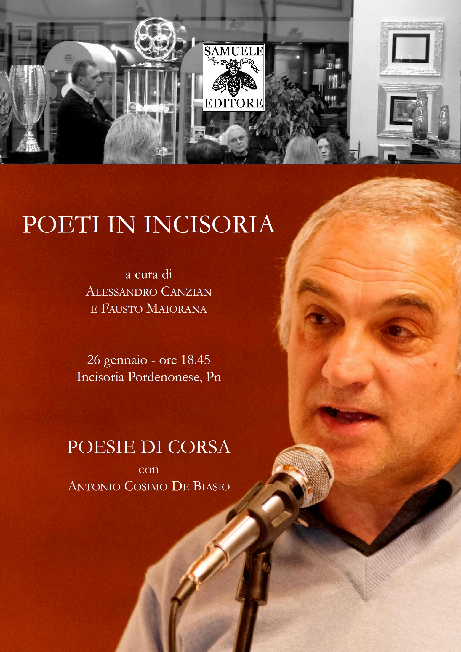 Al momento stai visualizzando Poeti in incisoria: Poesie di corsa – 26 gennaio