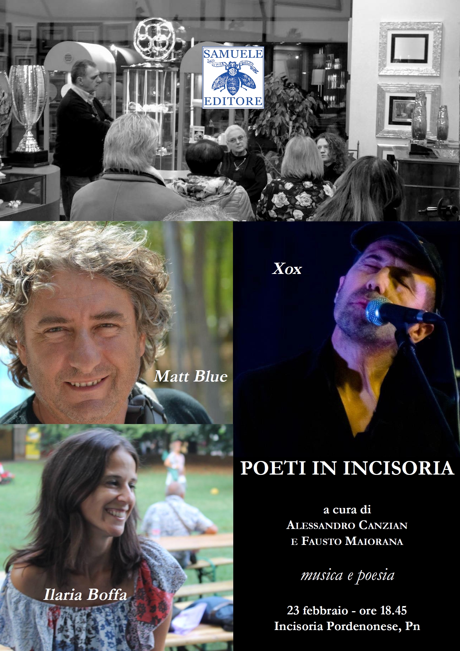 Al momento stai visualizzando Poeti in incisoria: Musica e Poesia – 23 febbraio