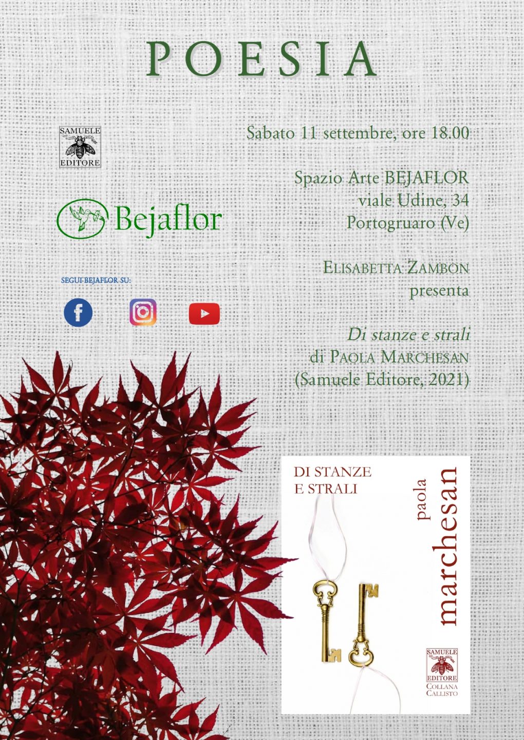 Scopri di più sull'articolo Di stanze e strali a Portogruaro – 11 settembre