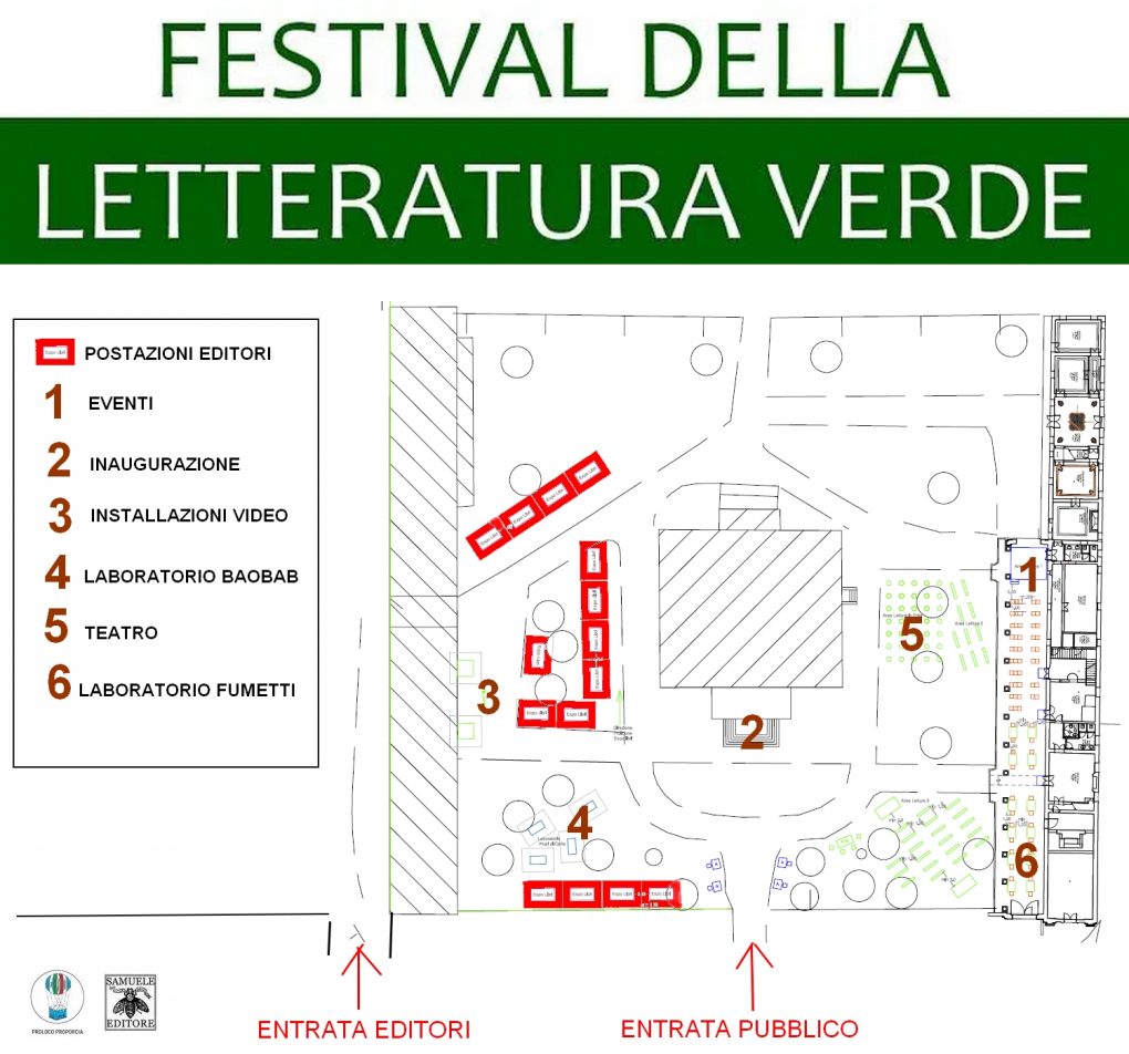 Scopri di più sull'articolo Mappa della attività del Festival della Letteratura Verde