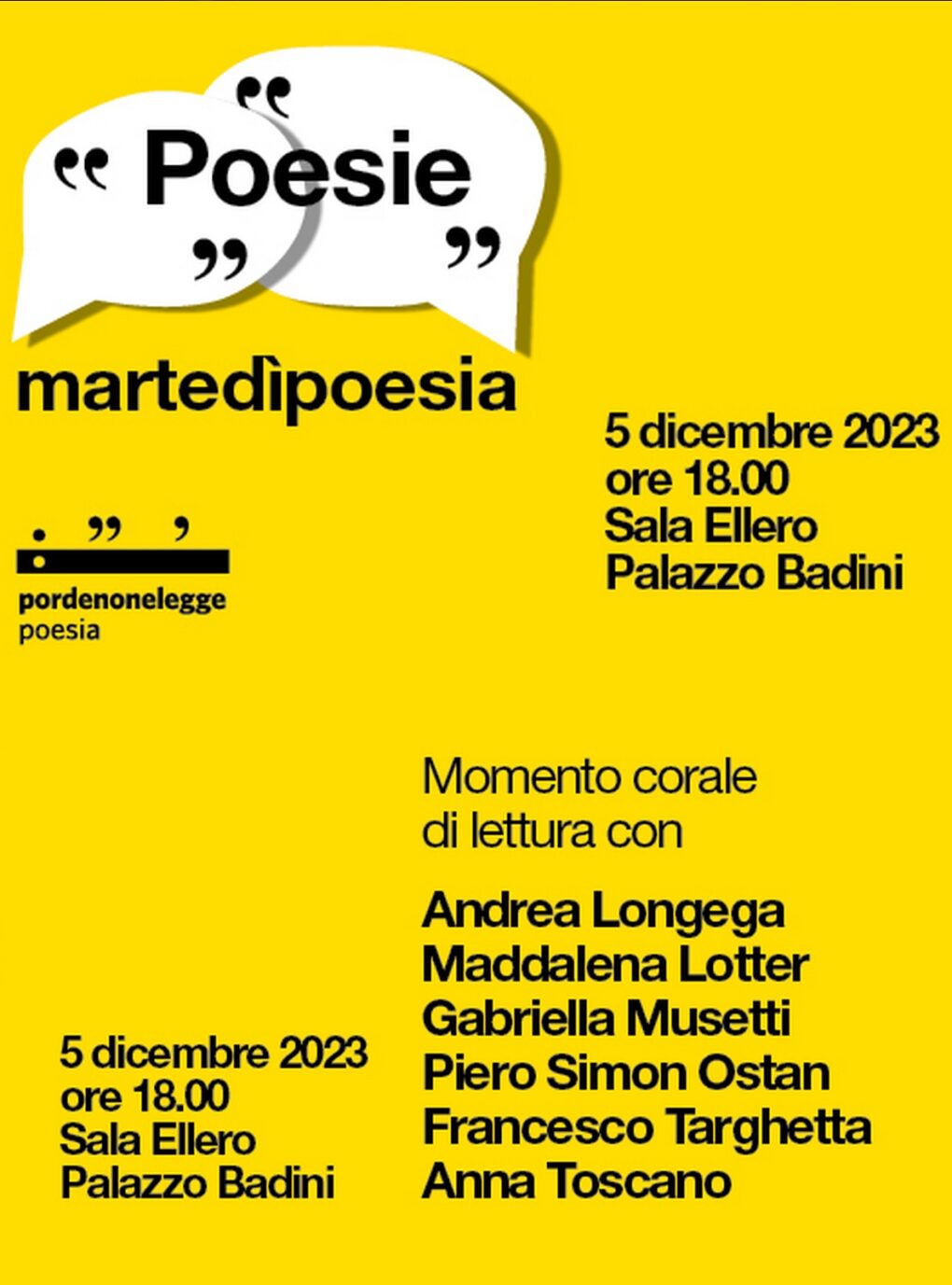 Scopri di più sull'articolo Un buon uso della vita a Martedìpoesia – 5 dicembre