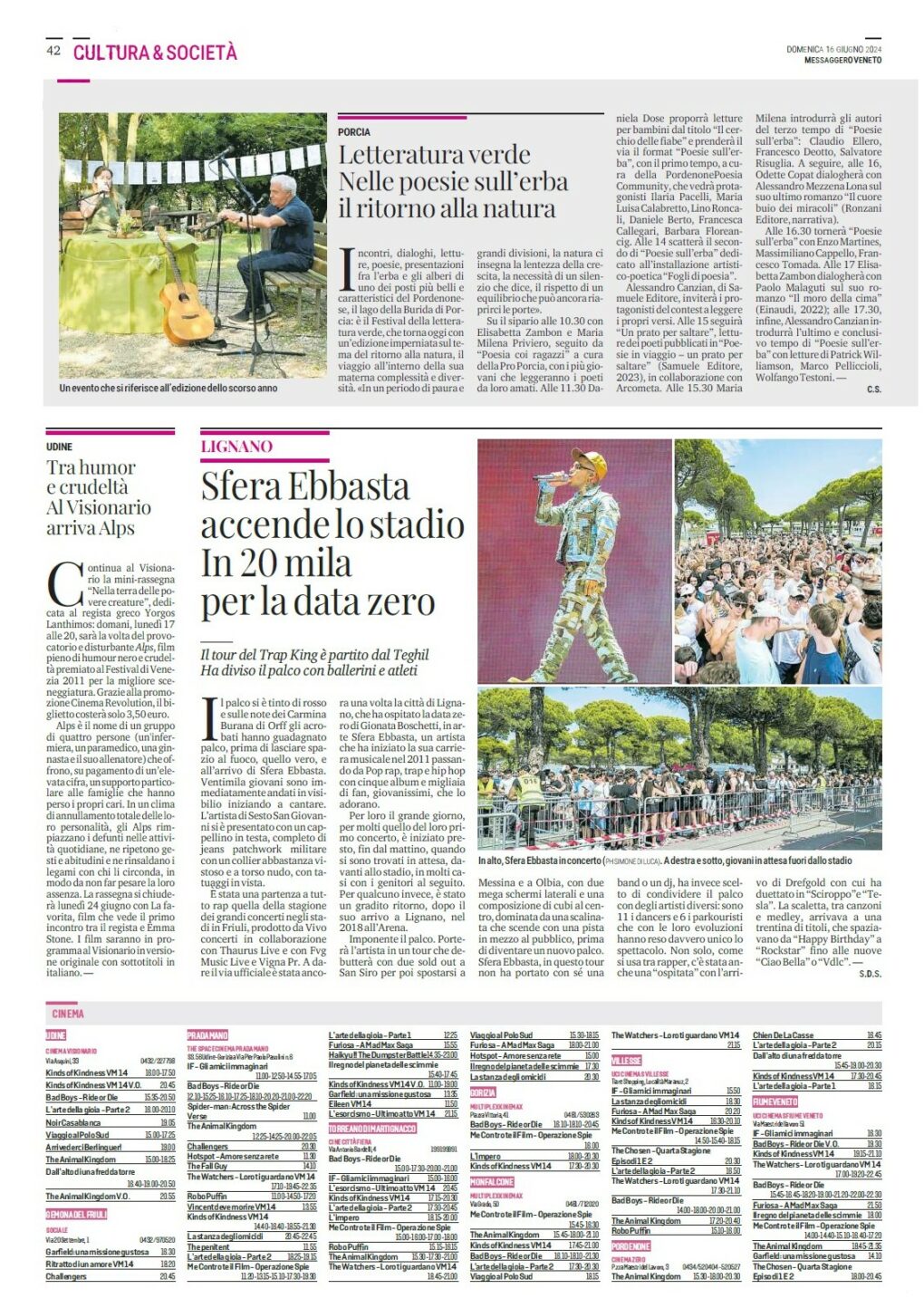 Scopri di più sull'articolo dal Messaggero Veneto del 16 giugno