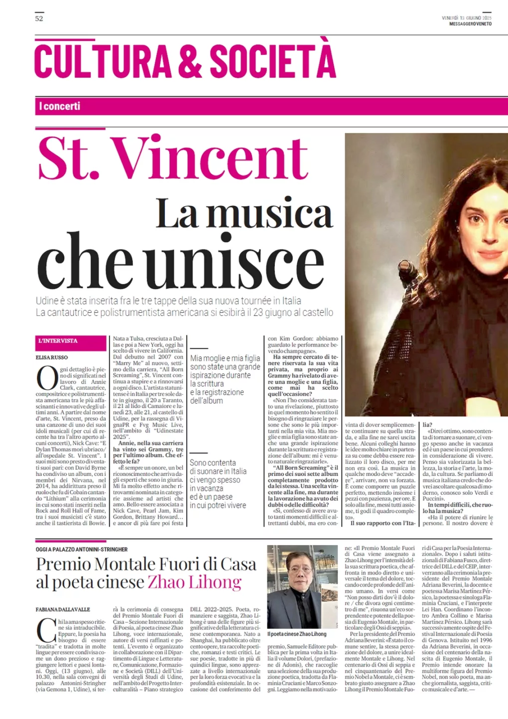 Scopri di più sull'articolo dal Messaggero Veneto del 13 giugno