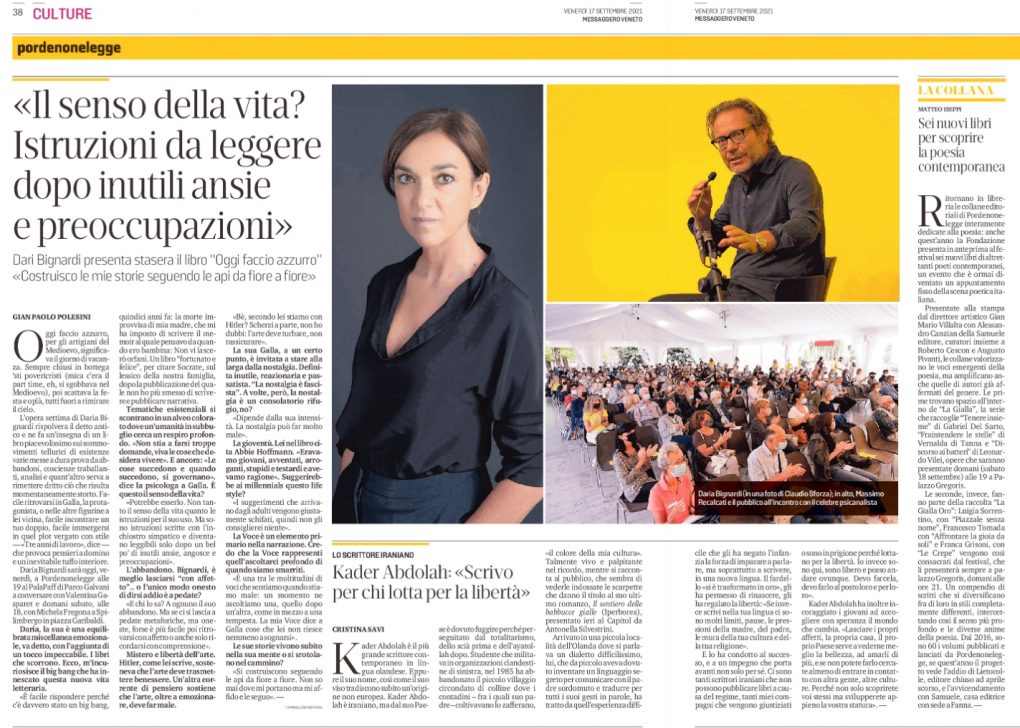 Scopri di più sull'articolo dal Messaggero Venero del 17 settembre