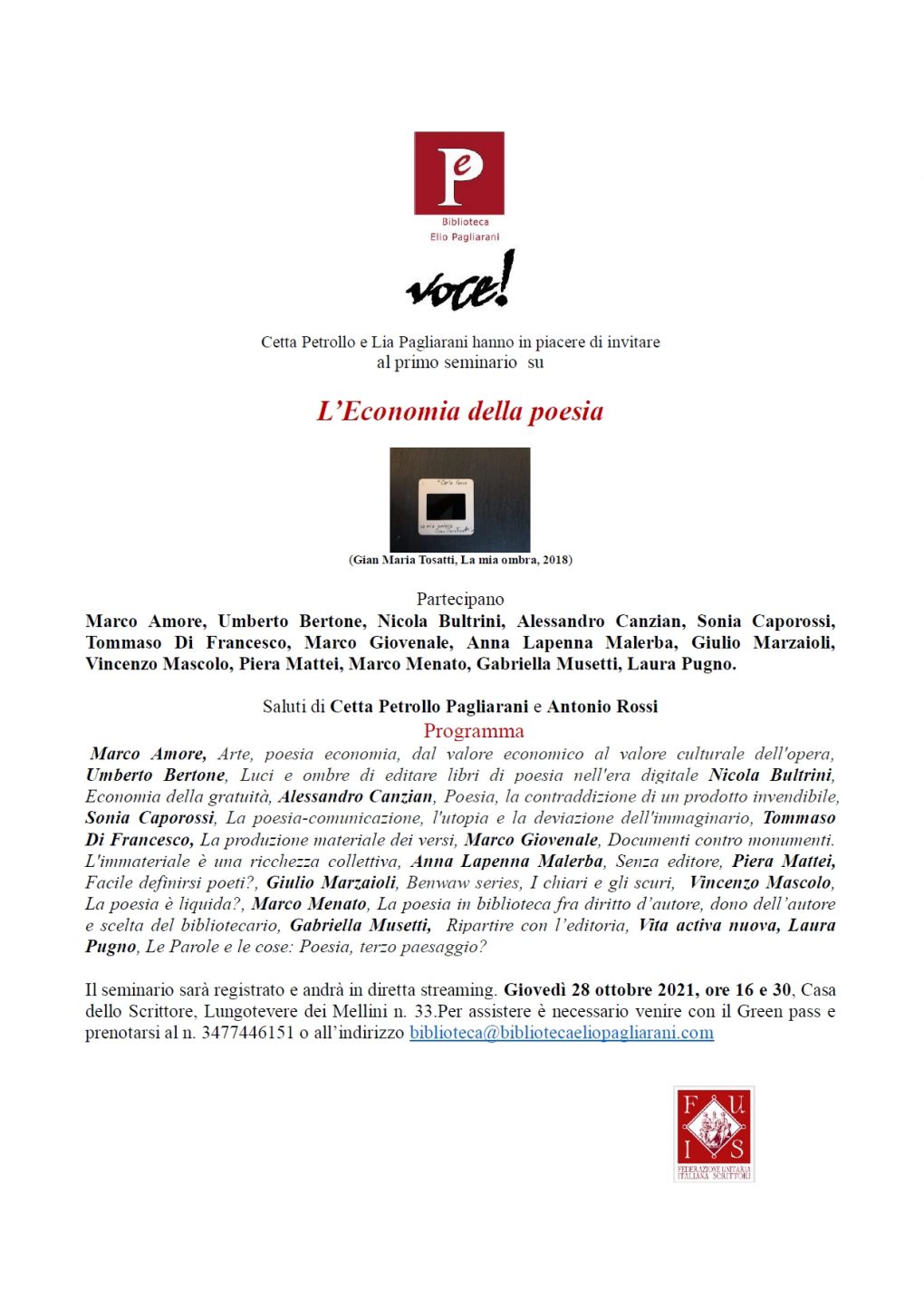 Scopri di più sull'articolo Seminario su L’Economia della Poesia – Roma, 28 ottobre